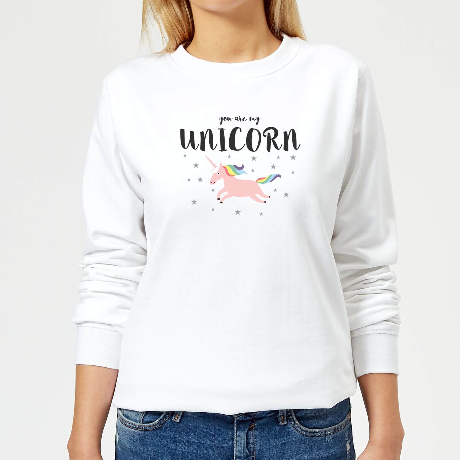 You Are My Unicorn Women's Sweatshirt - White - XS - White