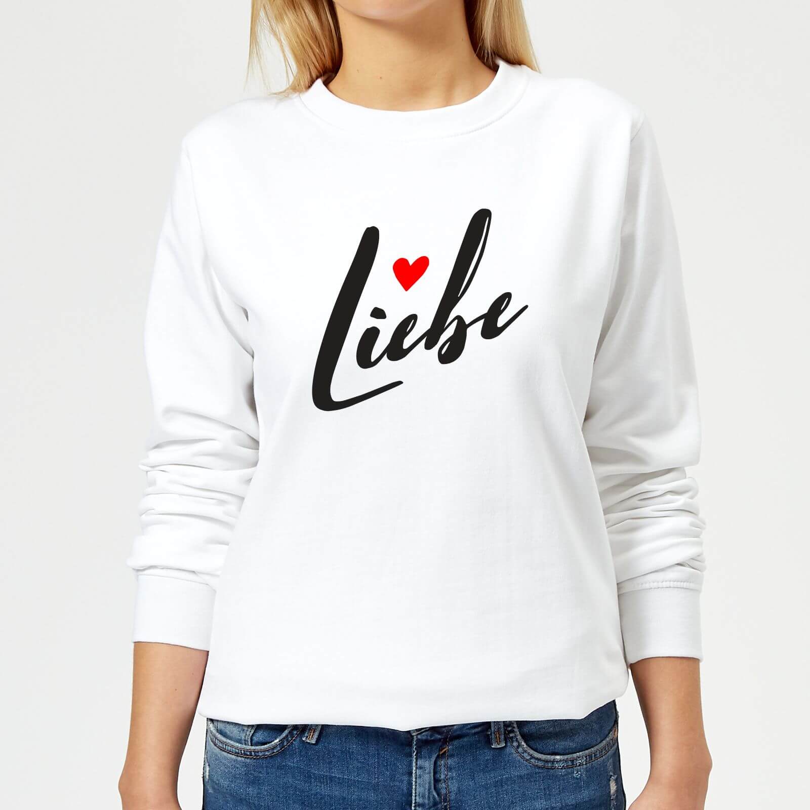 Liebe Women's Sweatshirt - White - XS - White