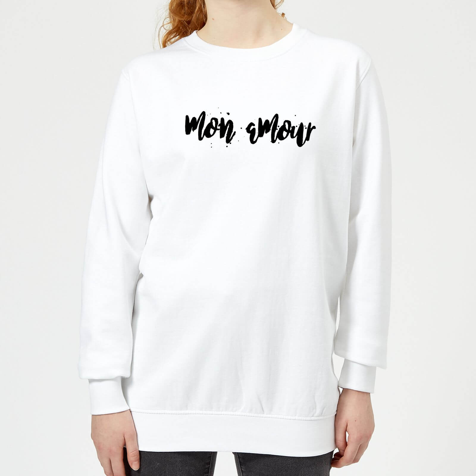 Mon Amour Women's Sweatshirt - White - XS - White