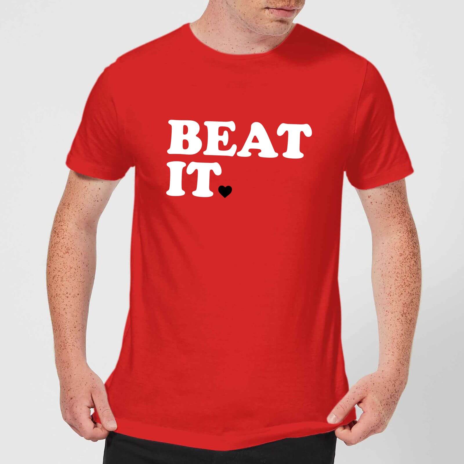 Beat It T-Shirt - Red - S - Red