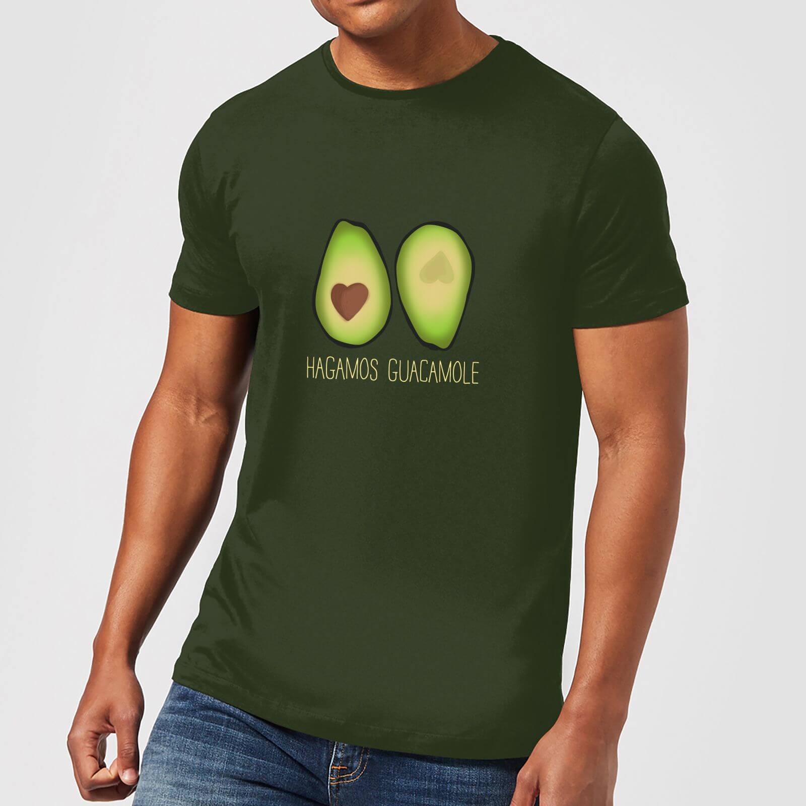 Hagamos Guacamole T-Shirt - Forest Green - M - Forest Green