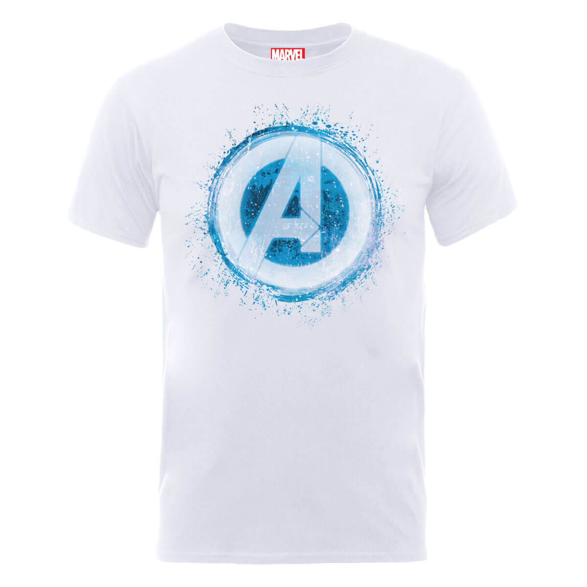 

T-Shirt Marvel Avengers Assemble Glowing Logo - Bianco - M