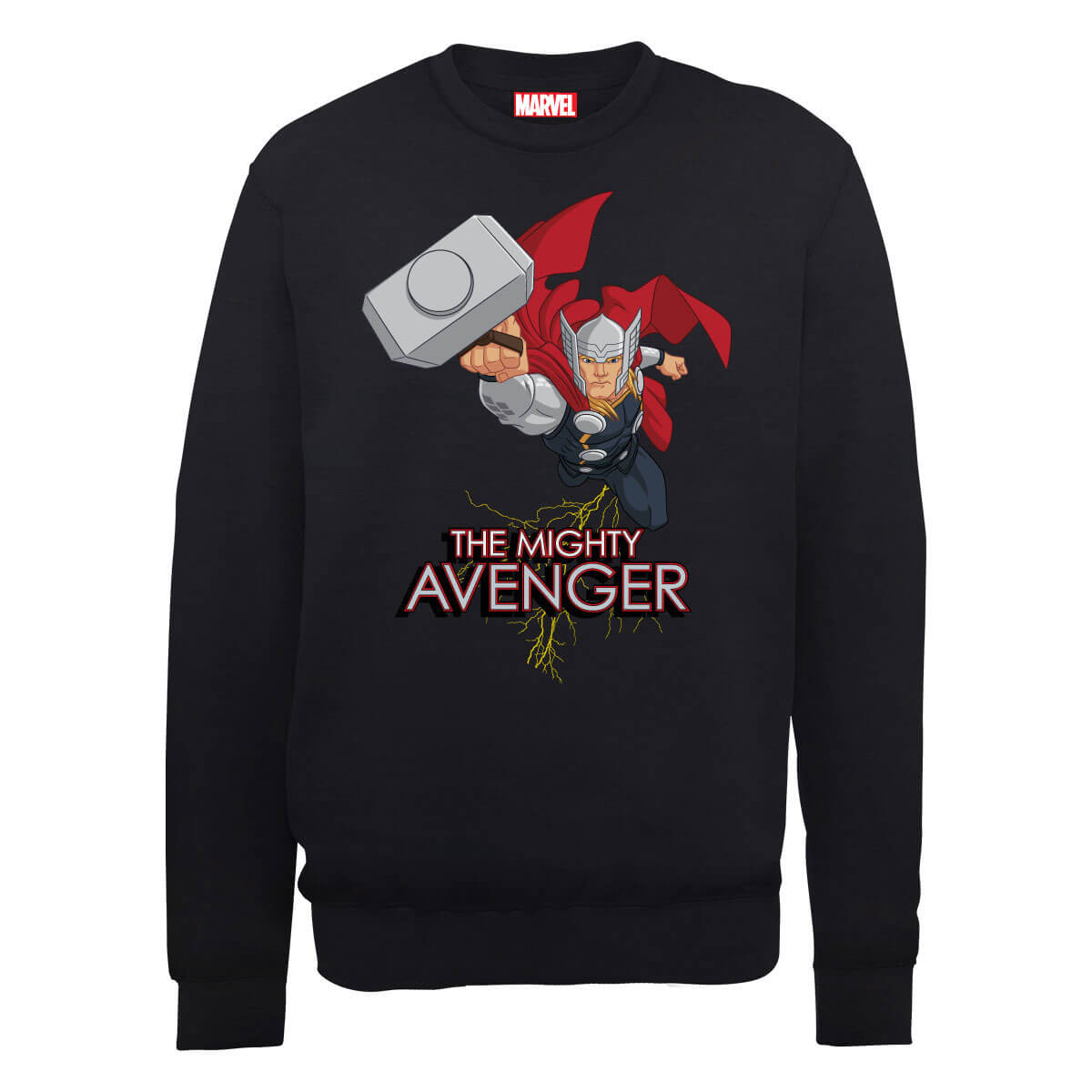 

Sweat Homme Marvel Avengers Assemble - Le Puissant Thor - Noir - XXL - Noir