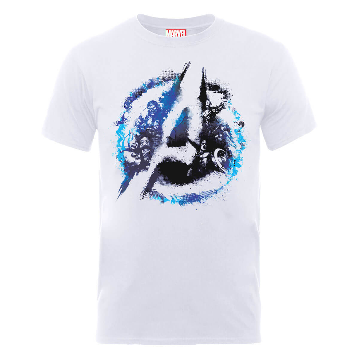 Marvel Avengers Assemble Flared T-Shirt - White - XXL