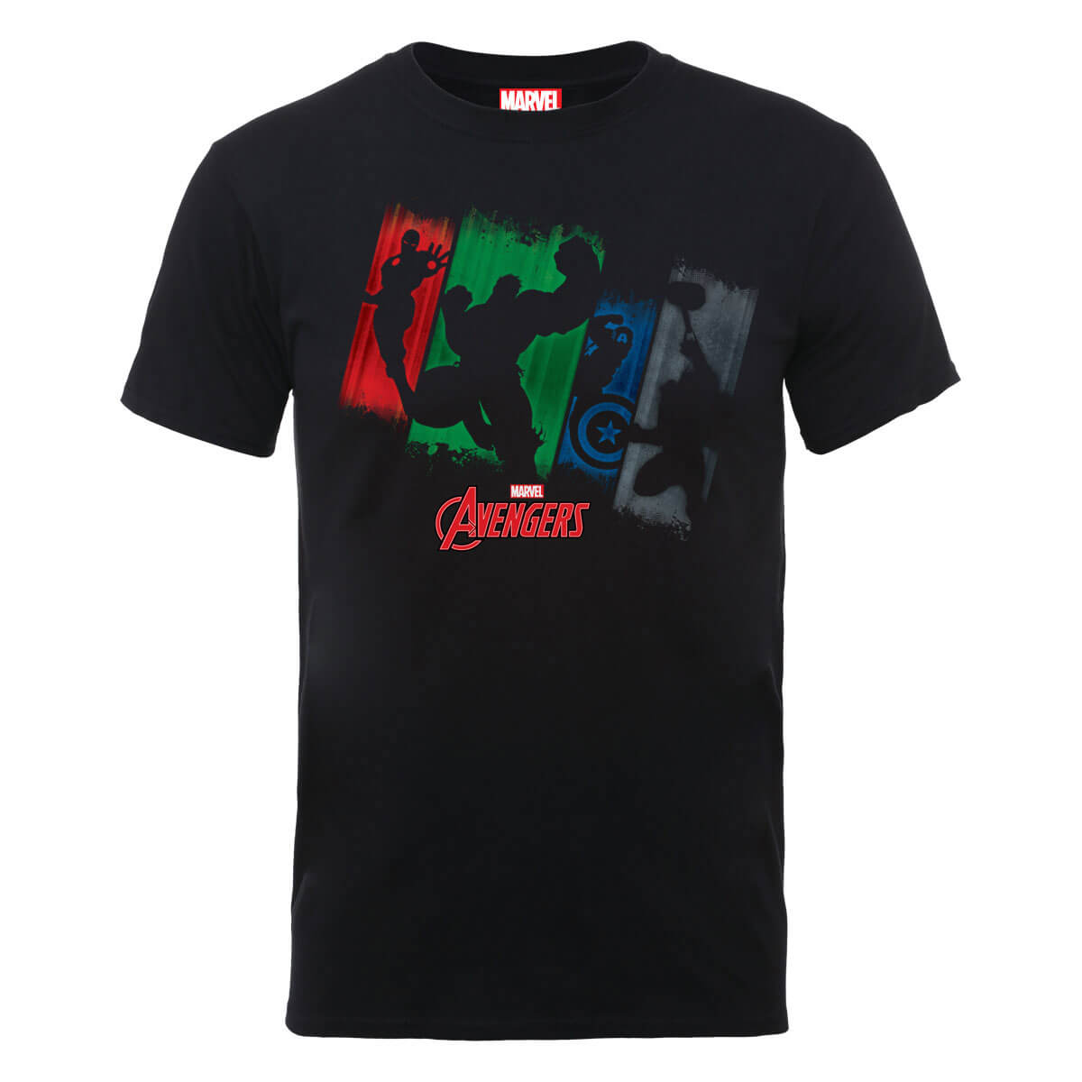 Marvel Avengers Team Punch T-Shirt - Black - L