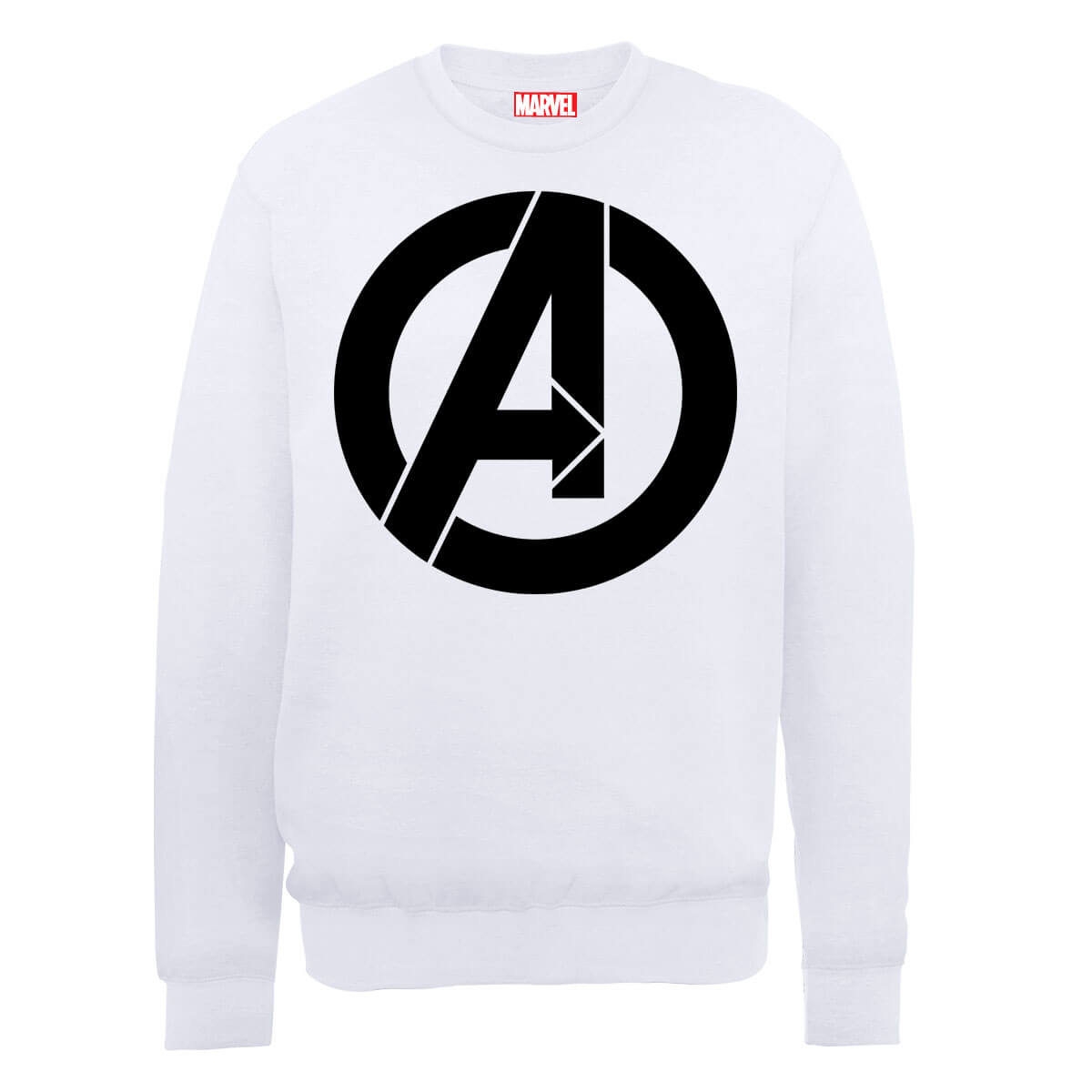 

Felpa Marvel Avengers Assemble Simple Logo - Bianco - M