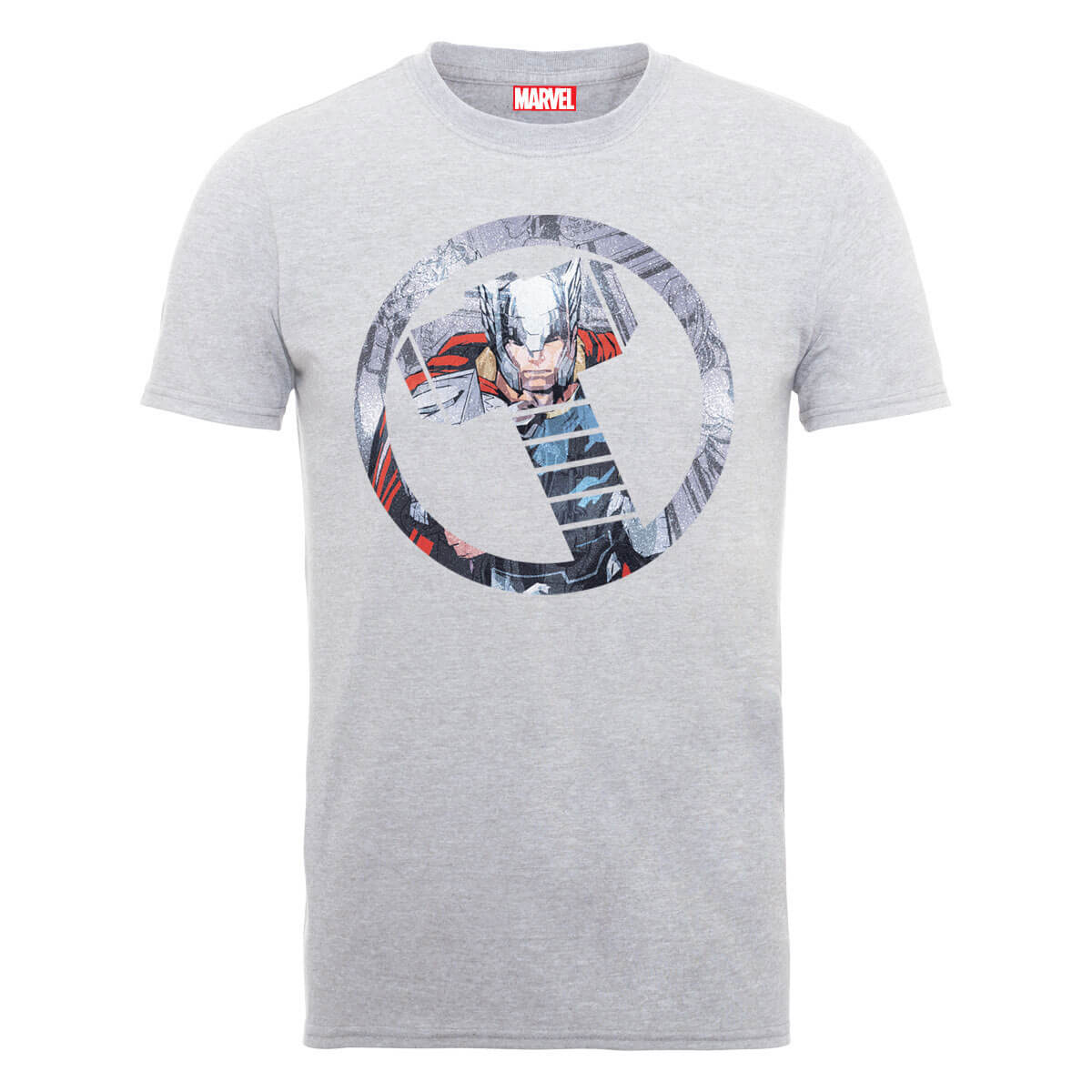 Marvel Avengers Assemble Thor Montage T-Shirt - Grey - L