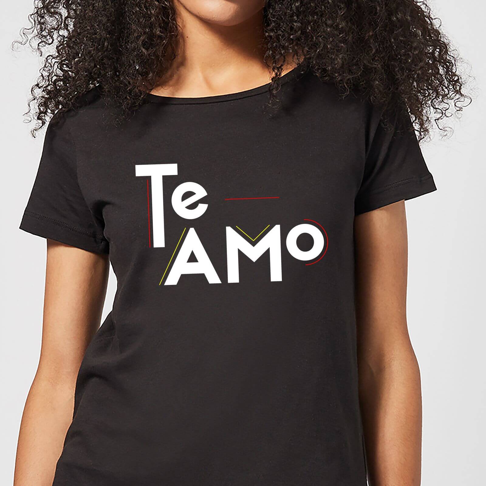 

Te Amo Block Women's T-Shirt - Black - 3XL - Nero