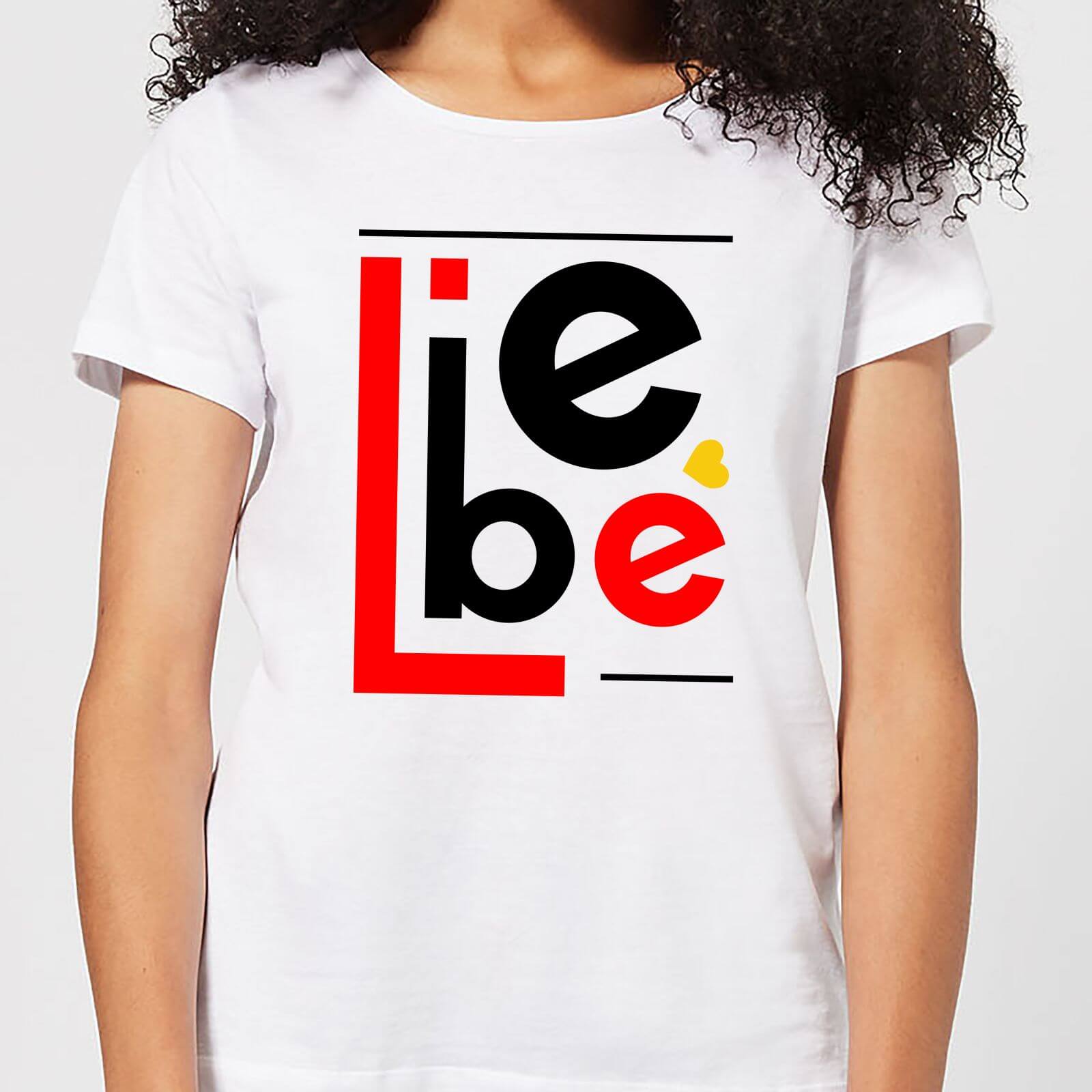 Liebe Block Women's T-Shirt - White - 4XL - White