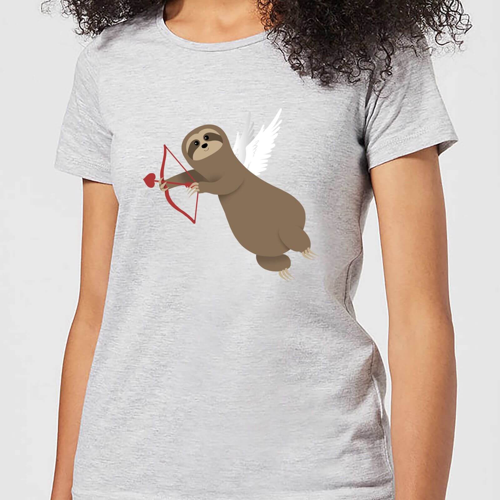 Sloth Cupid Women's T-Shirt - Grey - 4XL - Grey