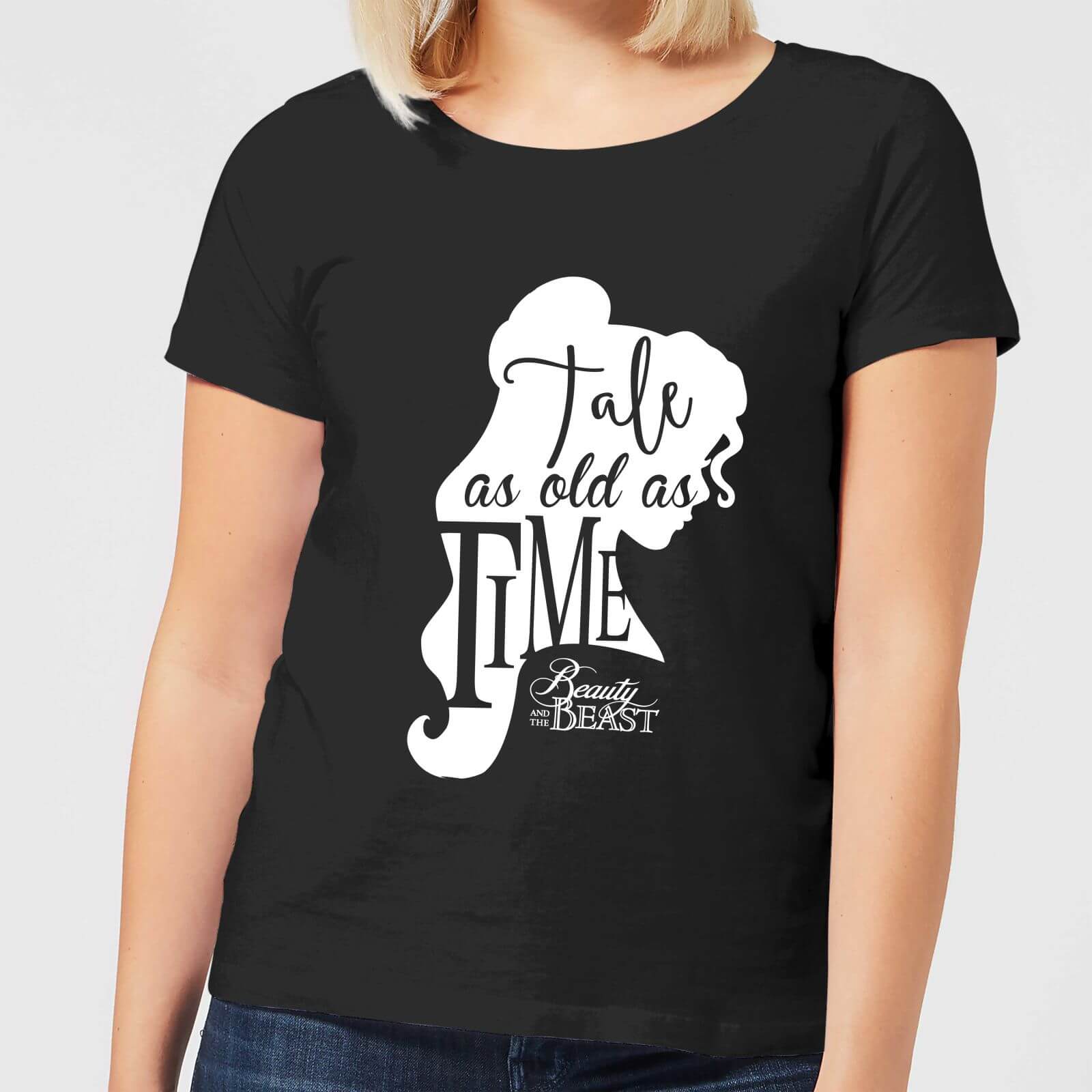 Disney Beauty And The Beast Princess Belle Tale As Old As Time Women's T-Shirt - Black - 3XL - Black