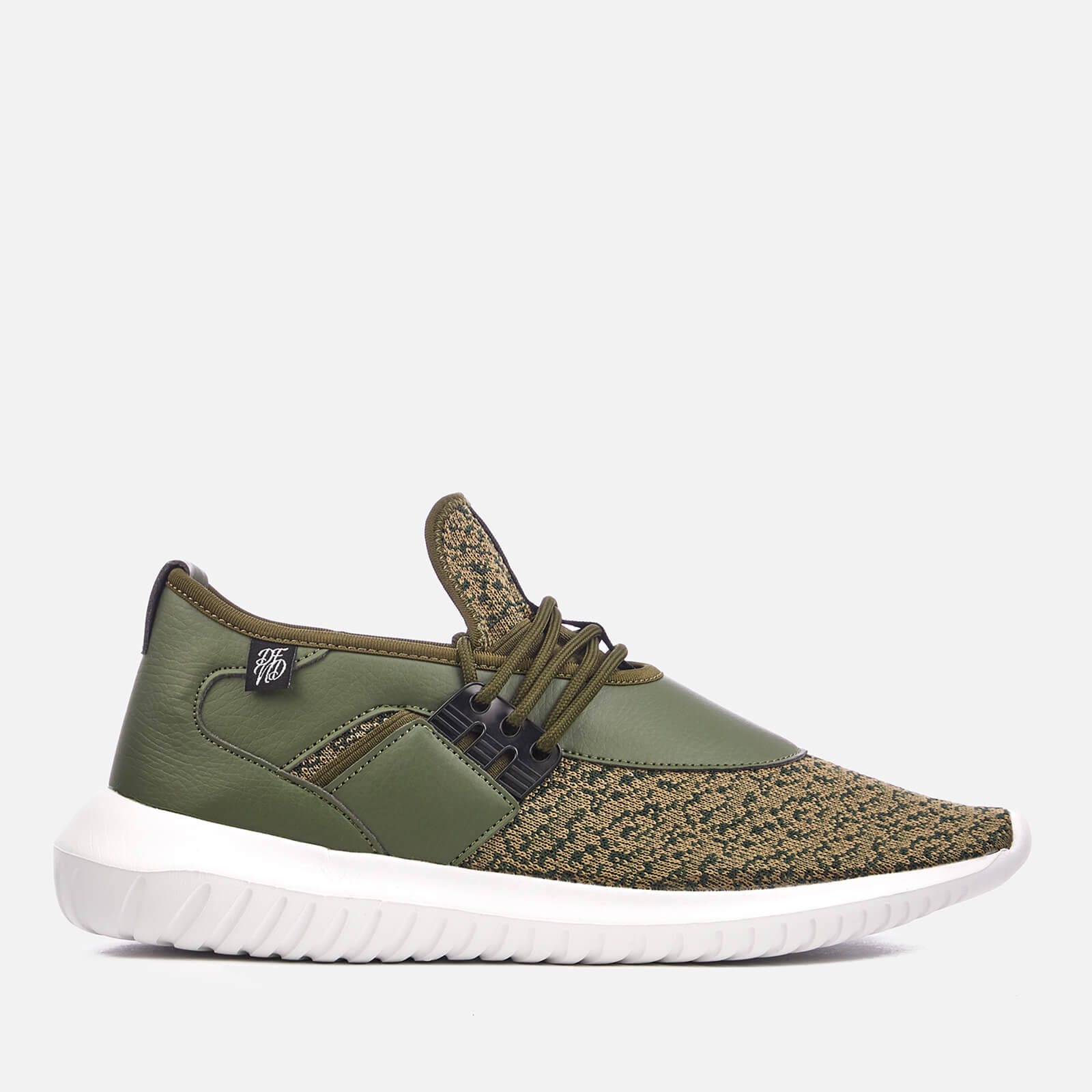 Baskets Homme Stepney 2 DFND - Kaki - UK 9 - Vert Citron