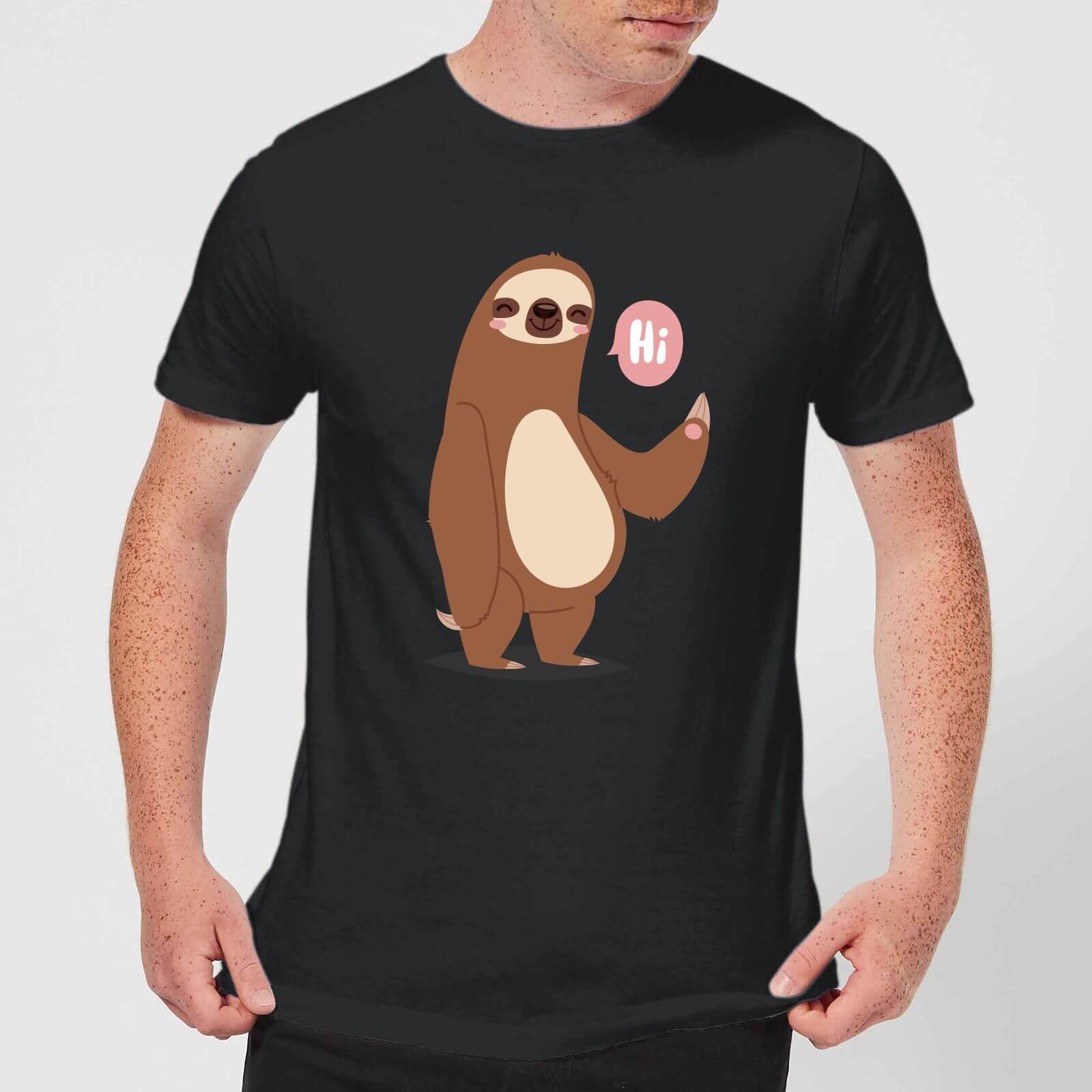Sloth Hi T-Shirt - Black - L - Black