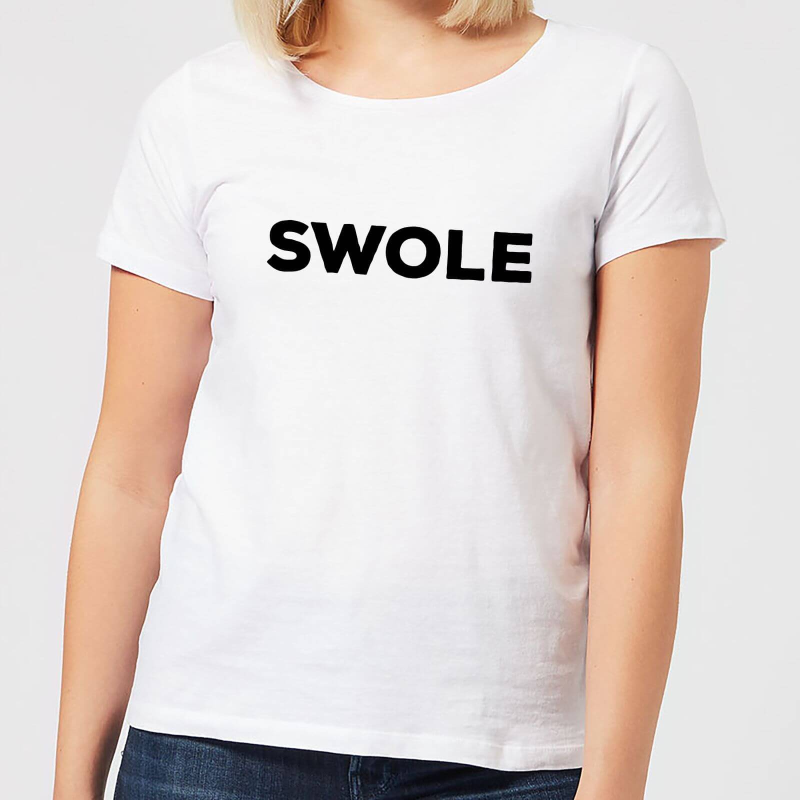 SWOLE Women's T-Shirt - White - 4XL - White