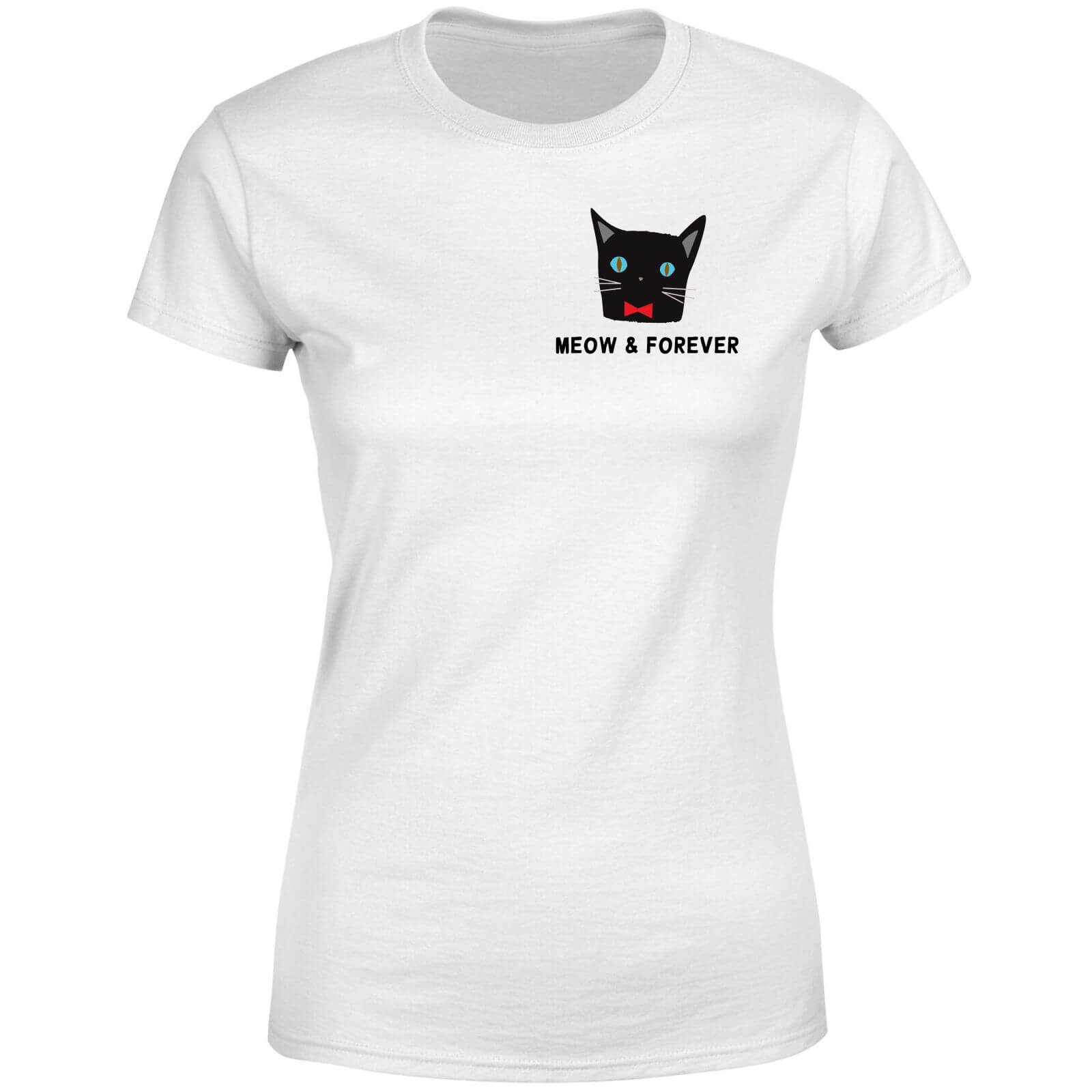 Meow & Forever Women's T-Shirt - White - 4XL - White