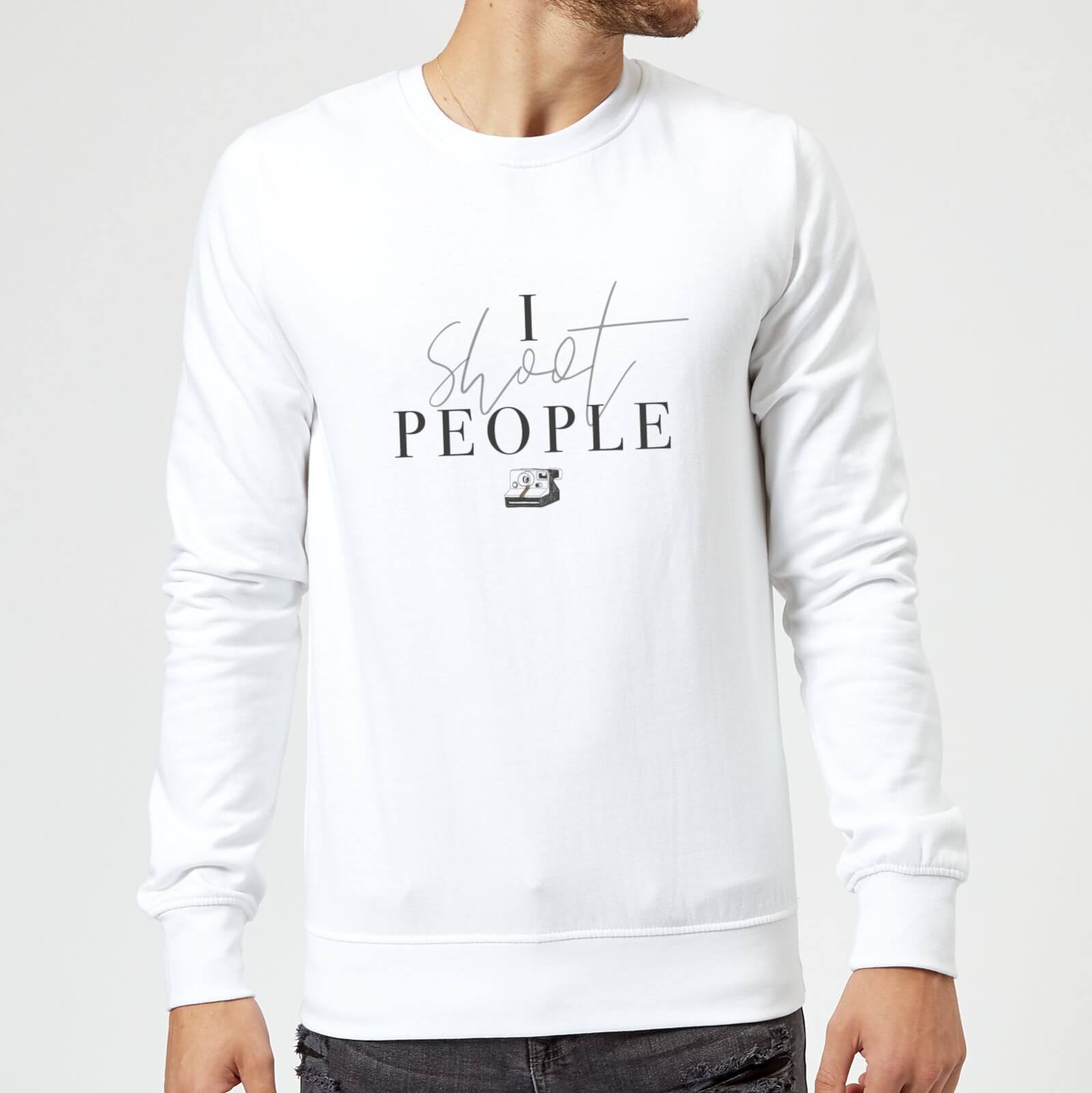 I Shoot People Sweatshirt - White - XL - White