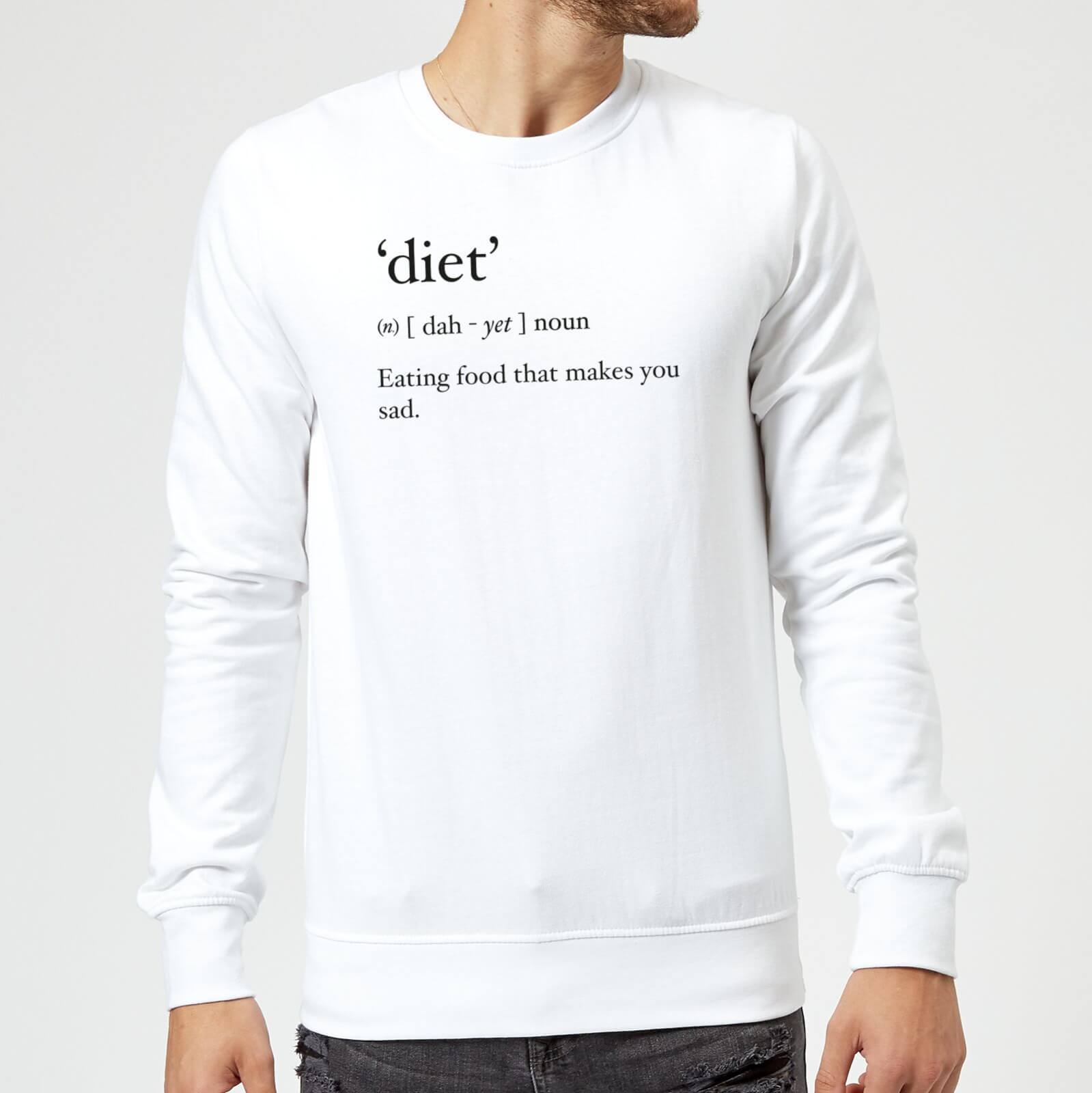 Dictionary Diet Sweatshirt - White - XL - White