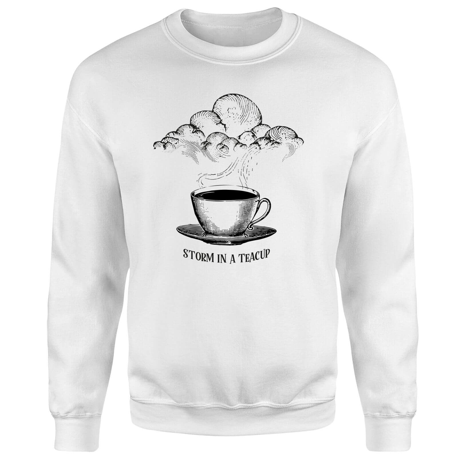Storm In A Teacup Sweatshirt - White - M - White