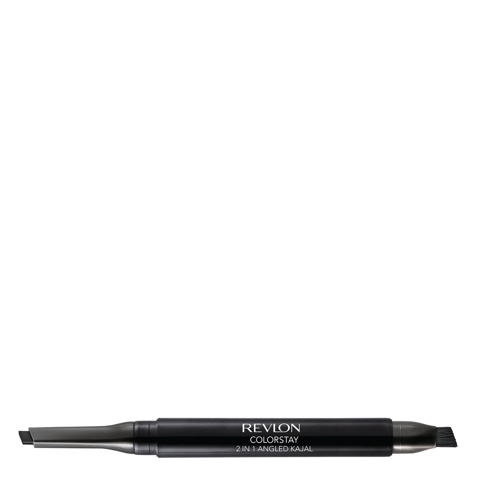 

Карандаш для глаз с щеточкой 2 в 1 Revlon ColorStay 2 in 1 Angled Kajal (различные оттенки) - 3 Graphite