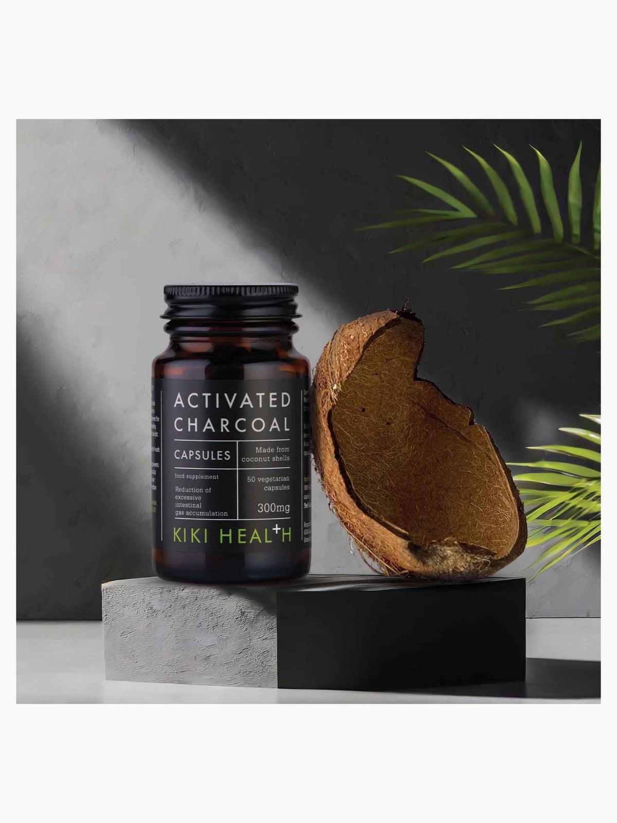 KIKI Health Activated Charcoal Capsules - 50 Vegicaps 2