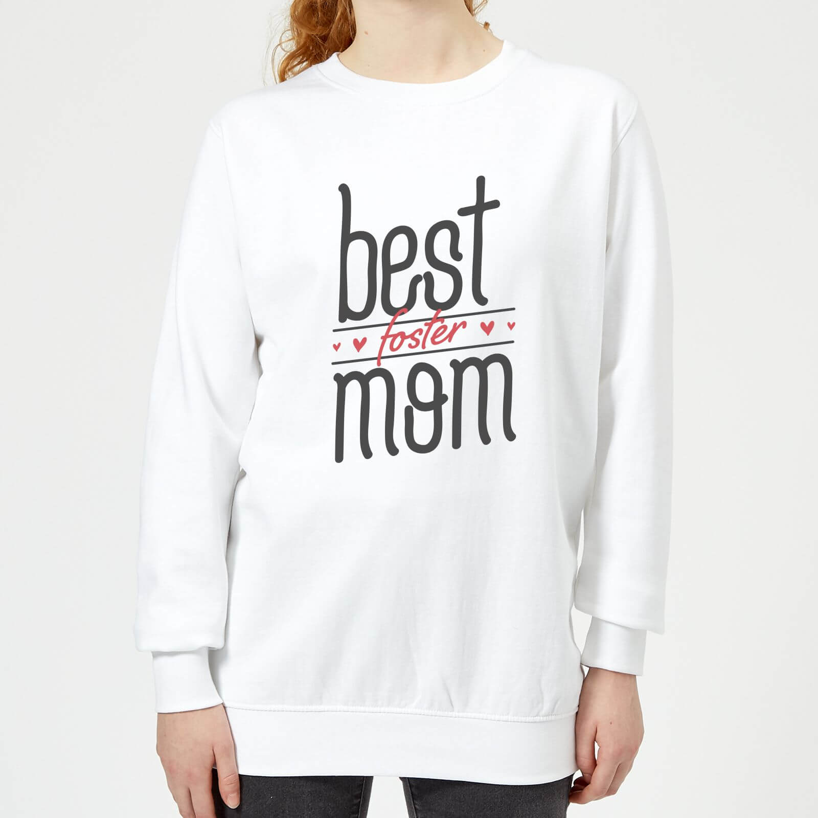 Best Foster Mom Women's Sweatshirt - White - M - White