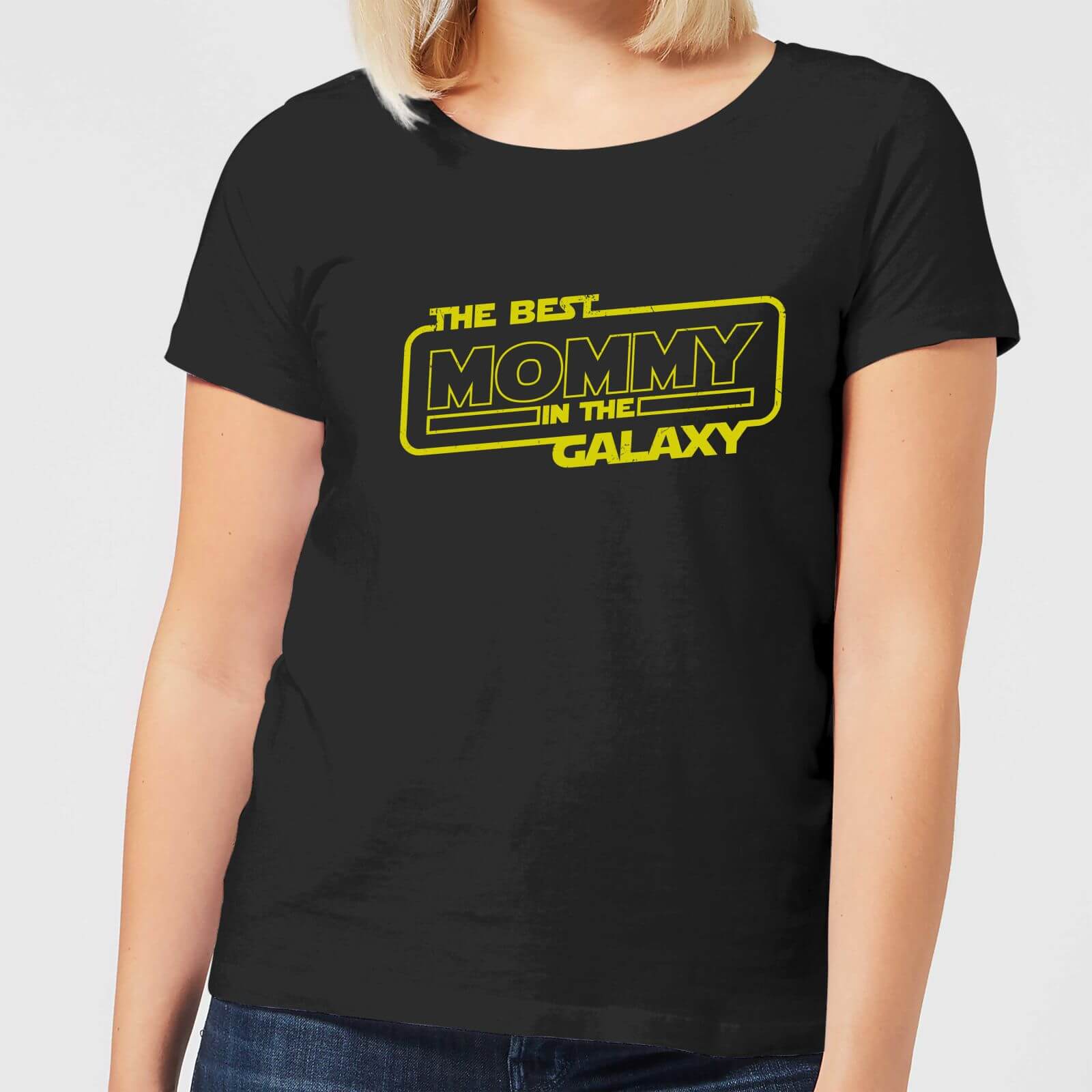 Image of Best Mommy In The Galaxy Women's T-Shirt - Black - 3XL - Schwarz
