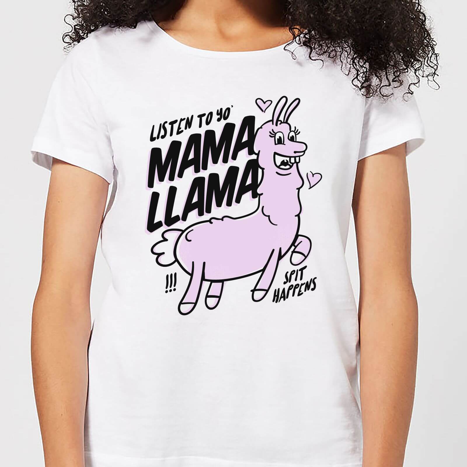 MamaLlama Women's T-Shirt - White - M - White