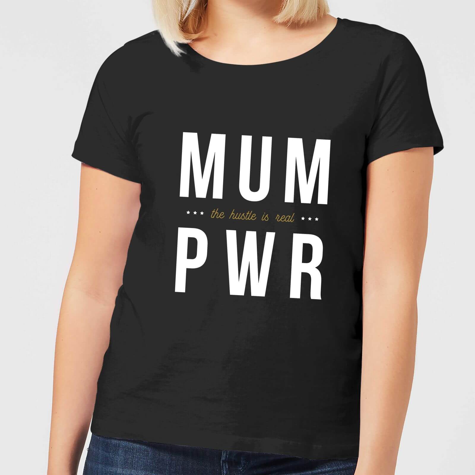 MUM PWR Women's T-Shirt - Black - S - Black