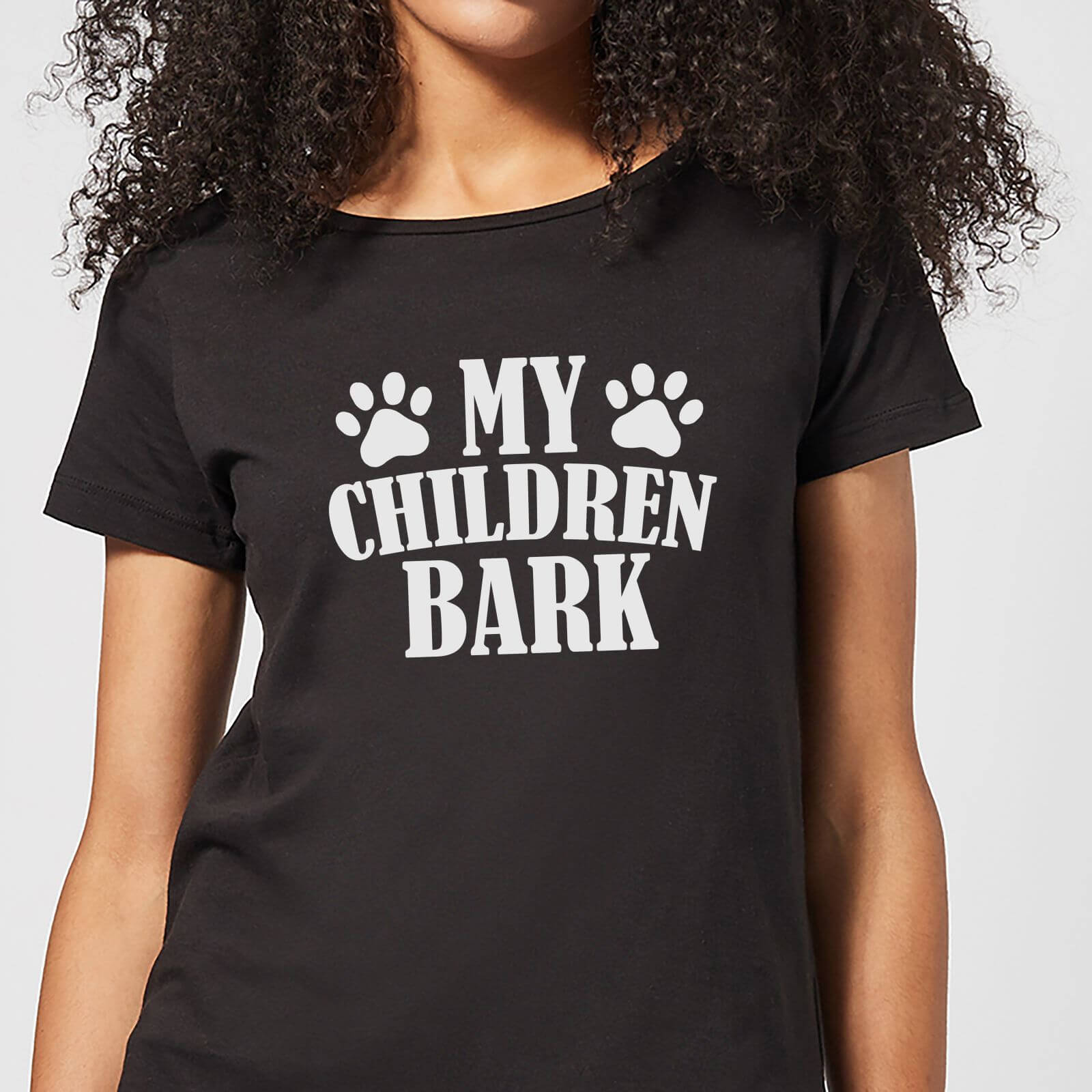 My Children Bark Women's T-Shirt - Black - XXL