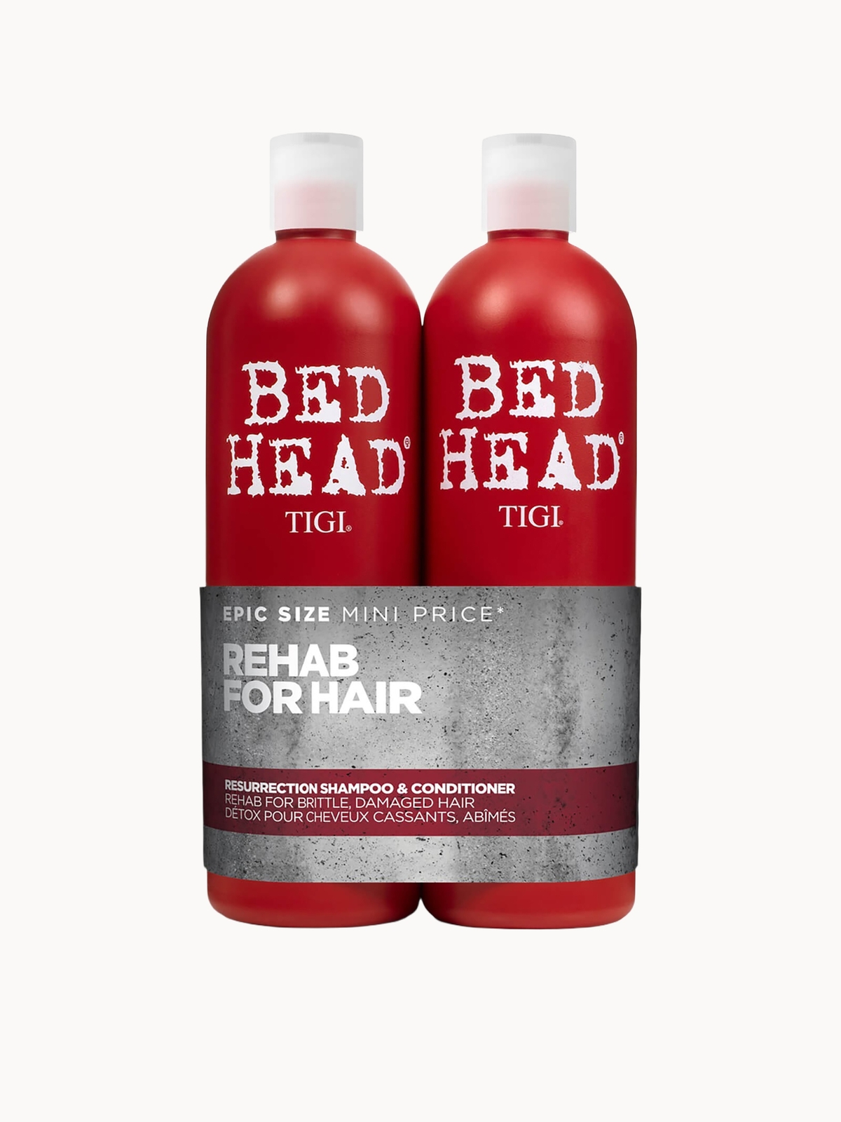 Bed Head by TIGI Resurrection Shampoo & Conditioner Set 750ml