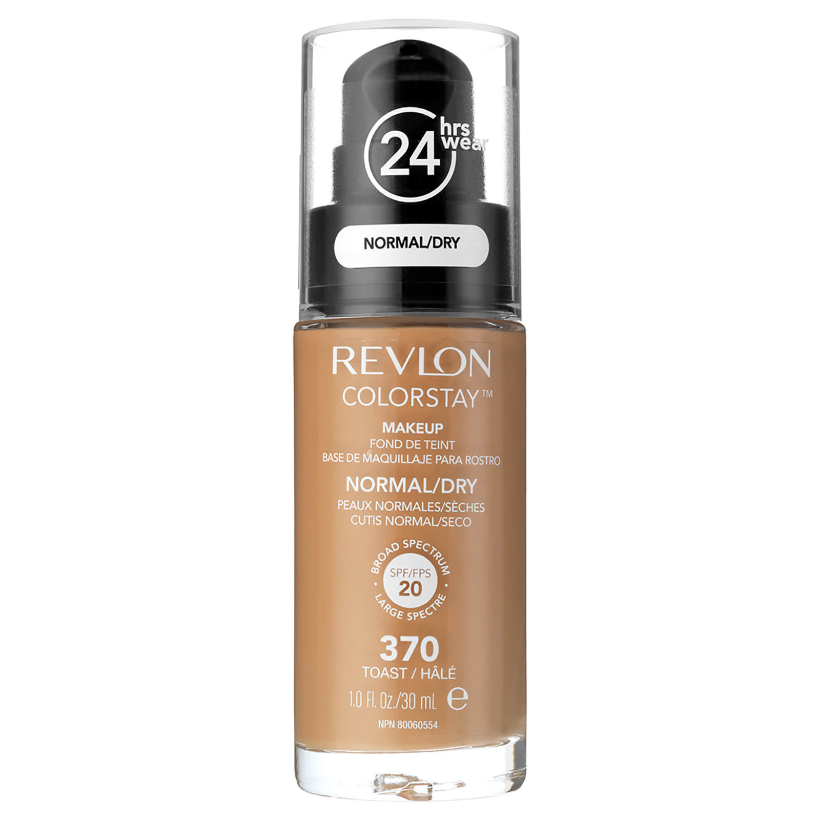 Revlon ColorStay Make-Up Foundation for Normal/Dry Skin (Various Shades) - Toast