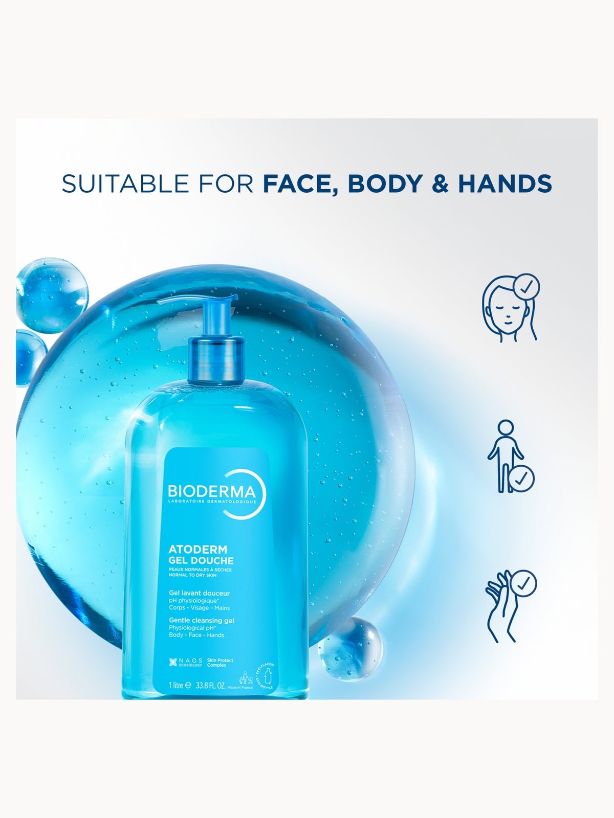 Bioderma Atoderm Shower Gel 1L 4