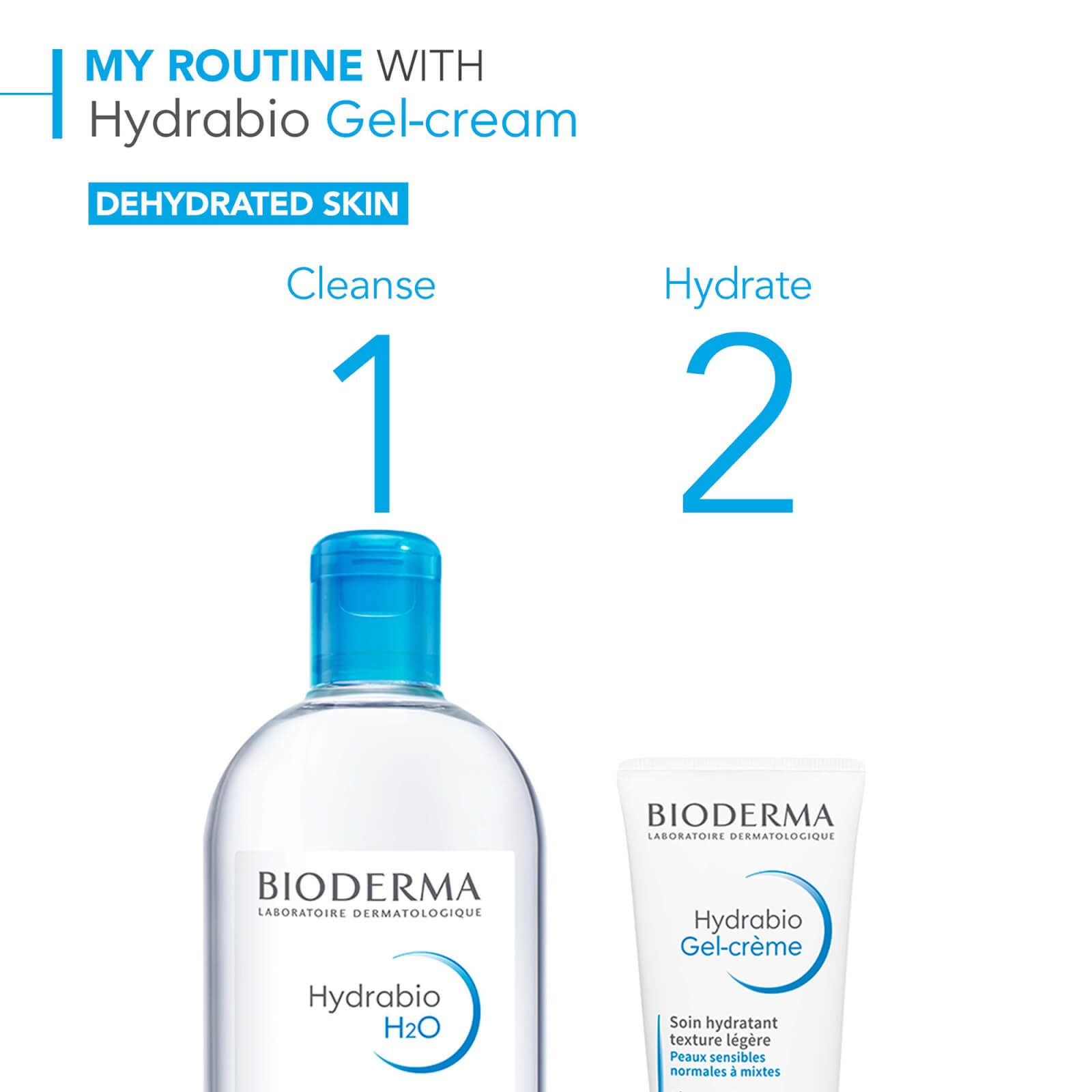 Thumbnail - Bioderma Hydrabio Leicht Feuchtigkeitsspendende Creme für Dehydrierte Haut 40 ml