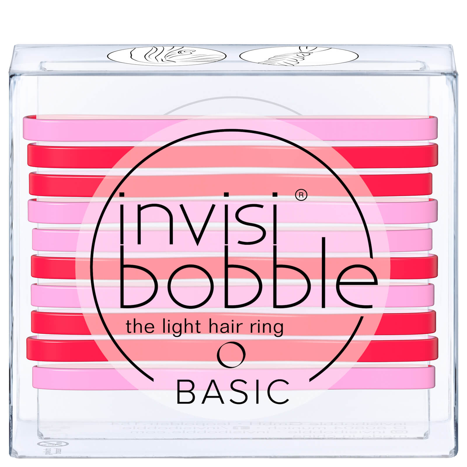 

invisibobble Basic The Light Hair Ring - Jelly Twist (10 Pack)