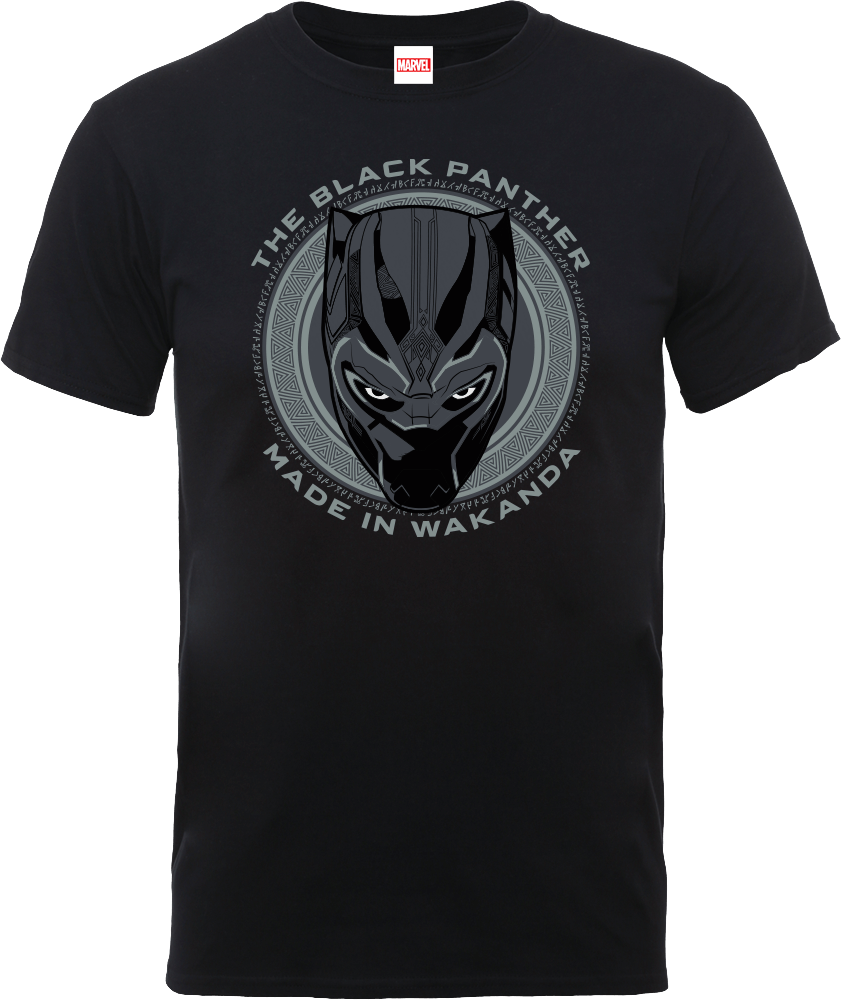 

T-Shirt Black Panther Made in Wakanda - Nero - XXL