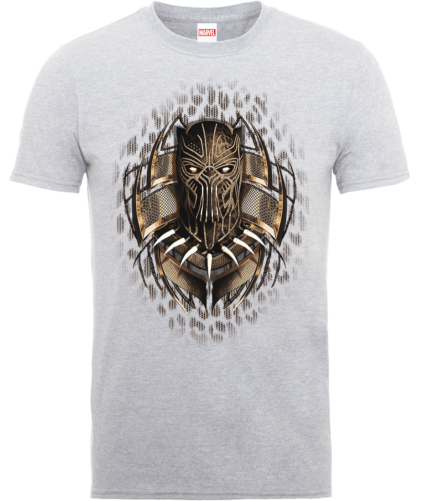 T-Shirt Homme Gold Erik Black Panther - Gris - XL
