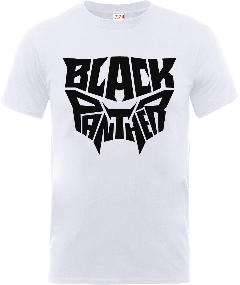 T-Shirt Black Panther Emblem - Bianco - M