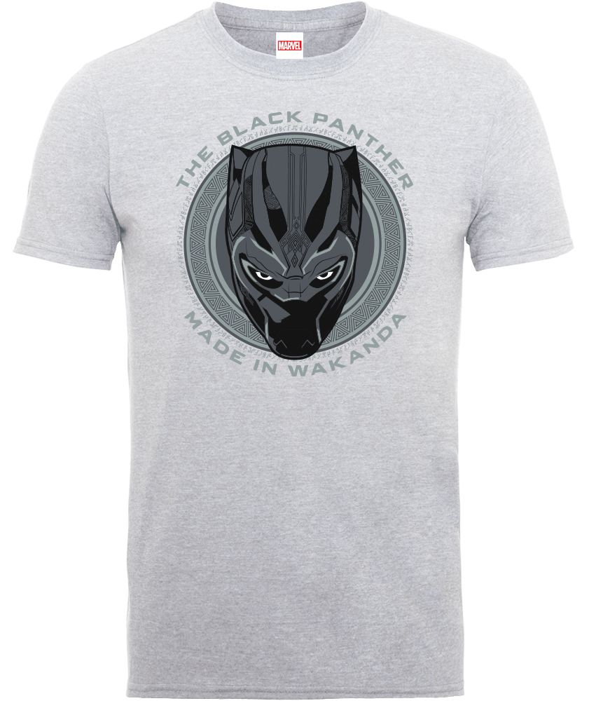 

T-Shirt Homme Black Panther Made in Wakanda - Gris - L
