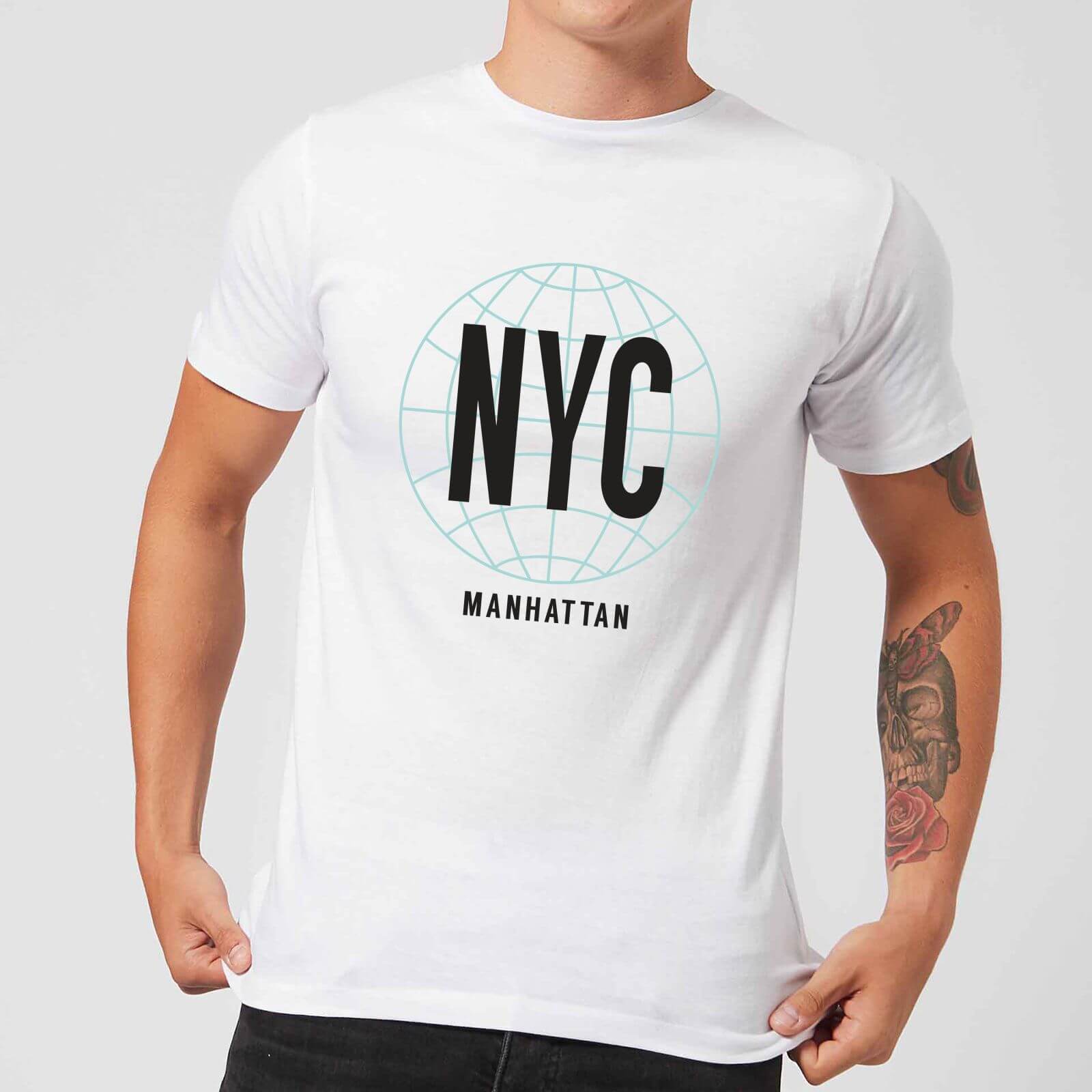 NYC Manhattan T-Shirt - White - 3XL - White