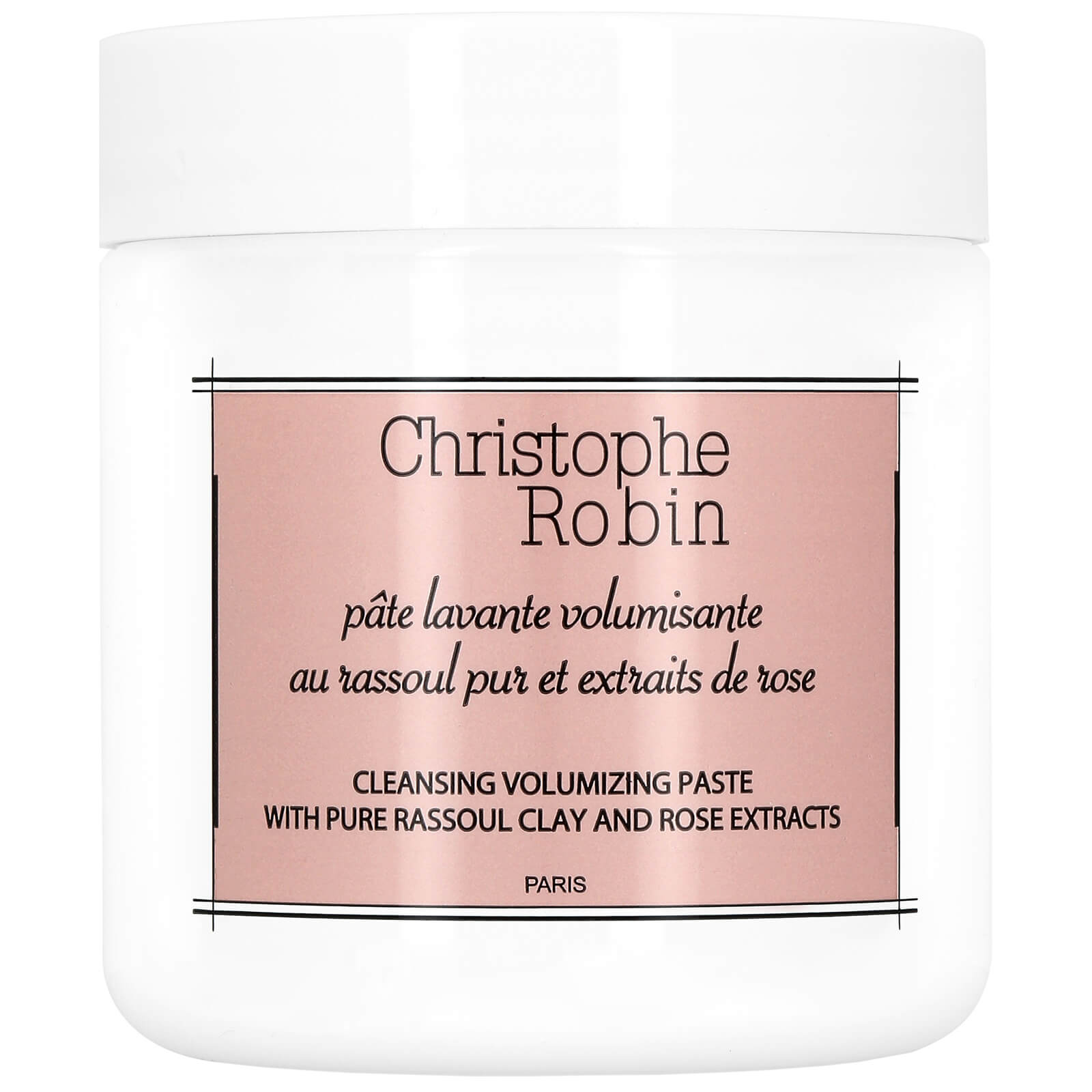 Christophe Robin Cleansing Volumizing Paste with Pure Rassoul Clay and Rose Extracts 40ml