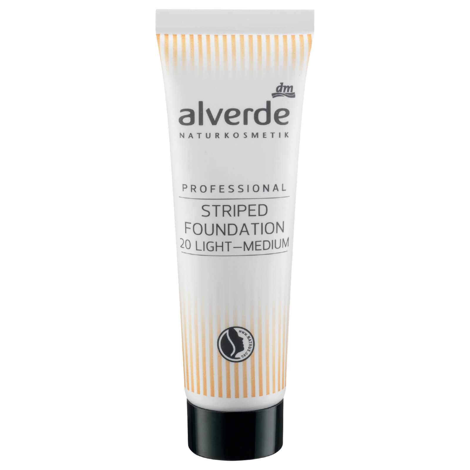 alverde NATURKOSMETIK - Professional Striped Foundation Medium-Light
