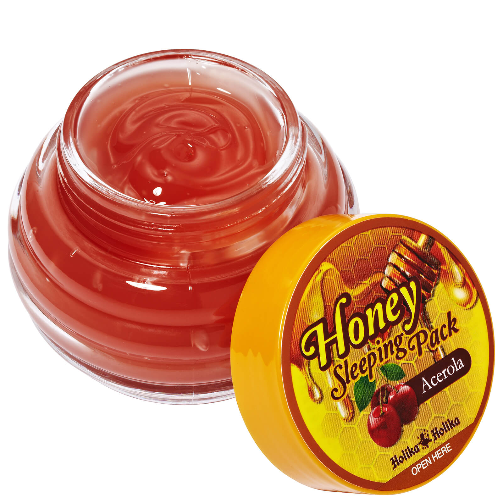 Mascarilla de noche Honey Sleeping Pack de Holika Holika (acerola)