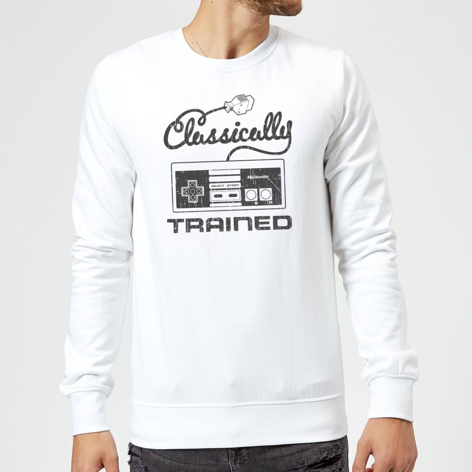 

Sweat Homme Rétro NES Classically Trained - Nintendo - Blanc - L