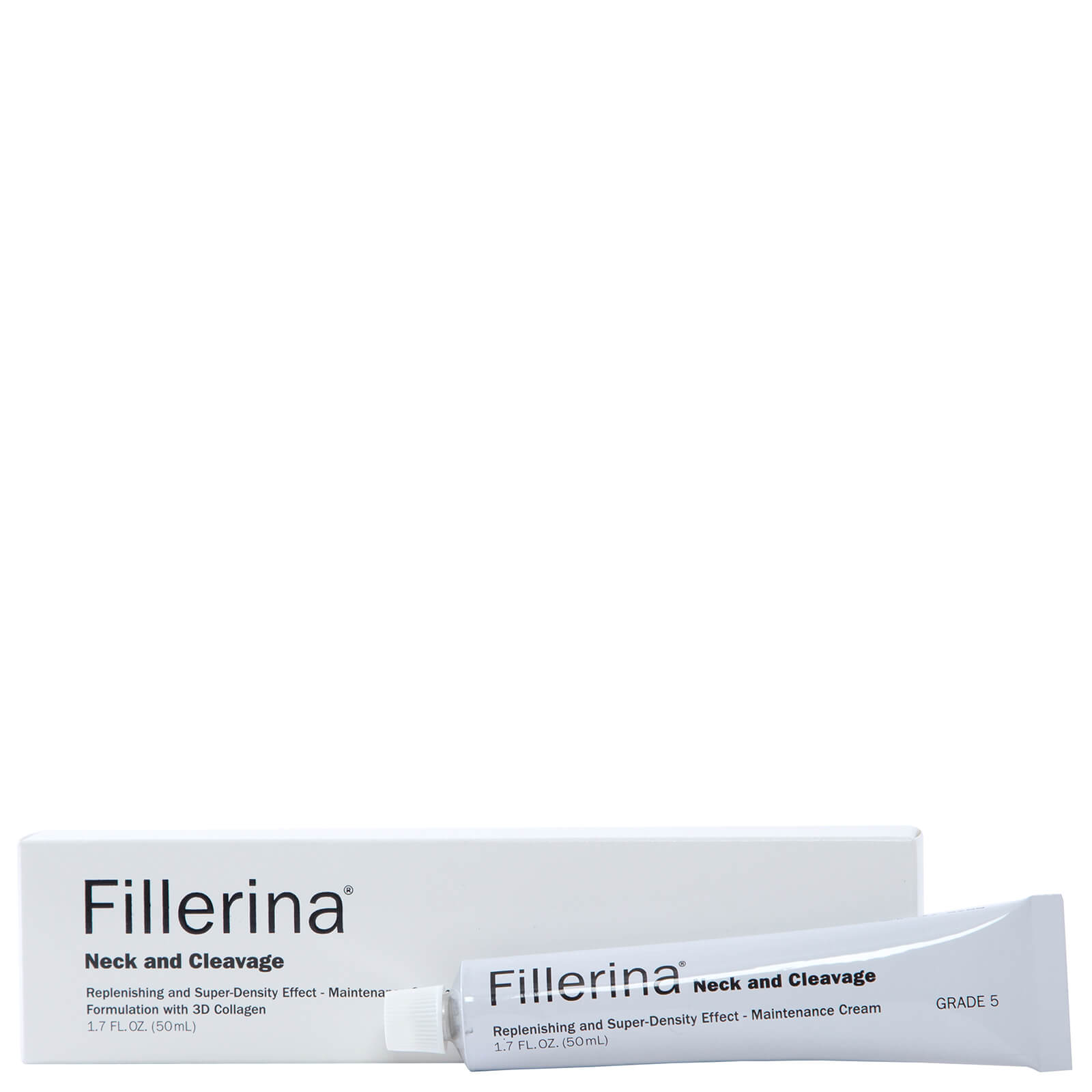 Fillerina Neck And Cleavage Cream - Grade 5 50ml In White