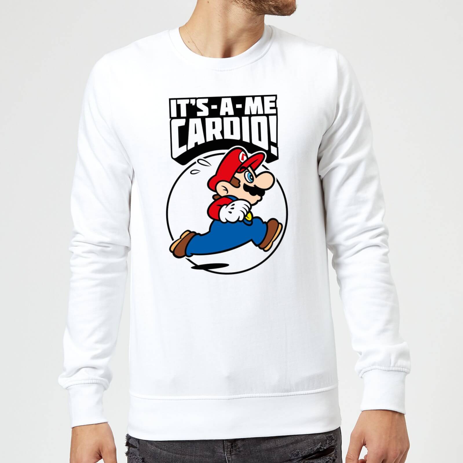 

Sweat Homme Super Mario Cardio - Nintendo - Blanc - L