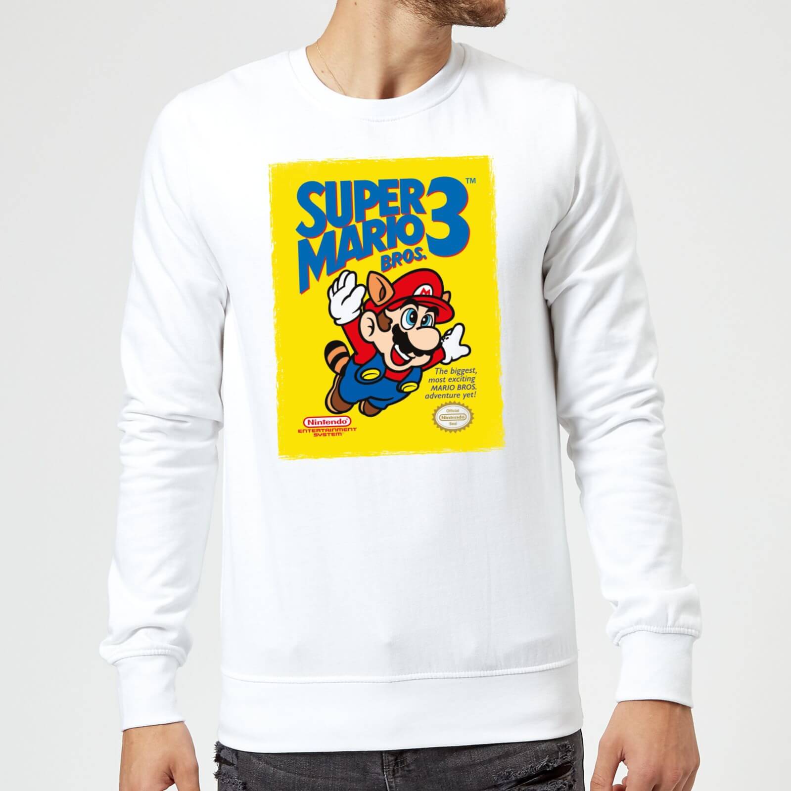 

Sweat Homme Super Mario Bros 3 - Nintendo - Blanc - M
