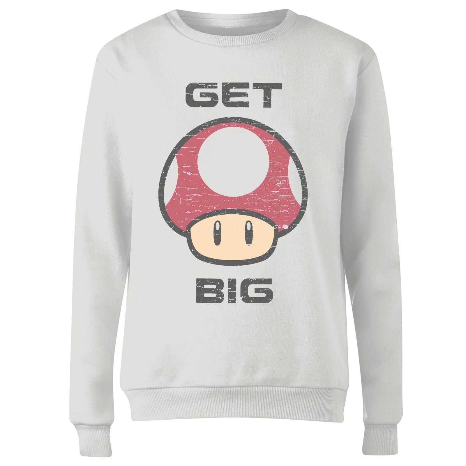 

Sweat Femme Super Mario Get Big Mushroom - Nintendo - Blanc - M