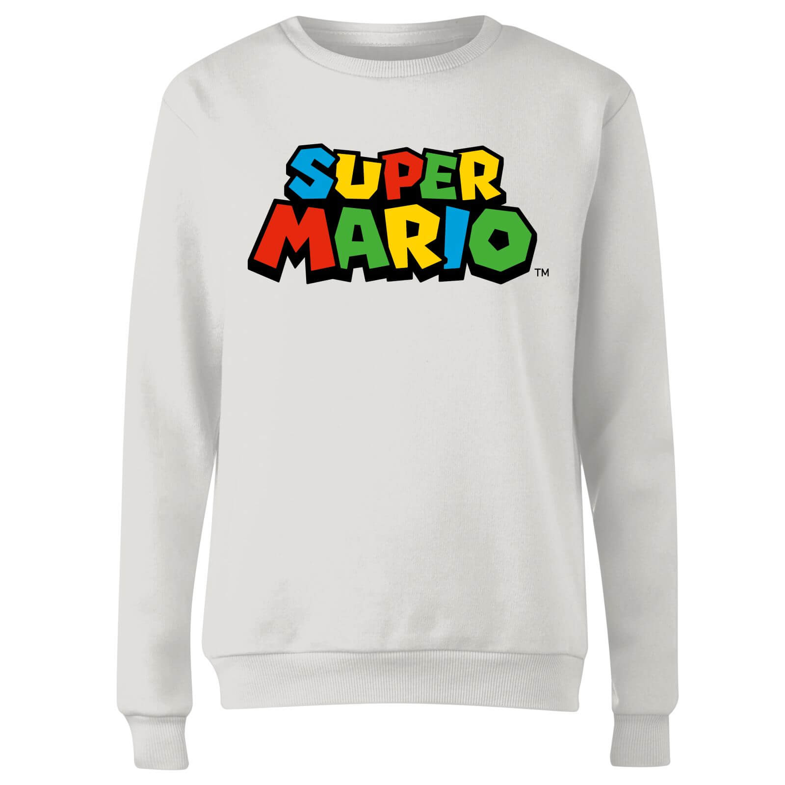 

Sweat Femme Logo Couleur Super Mario - Nintendo - Blanc - XL - Blanc