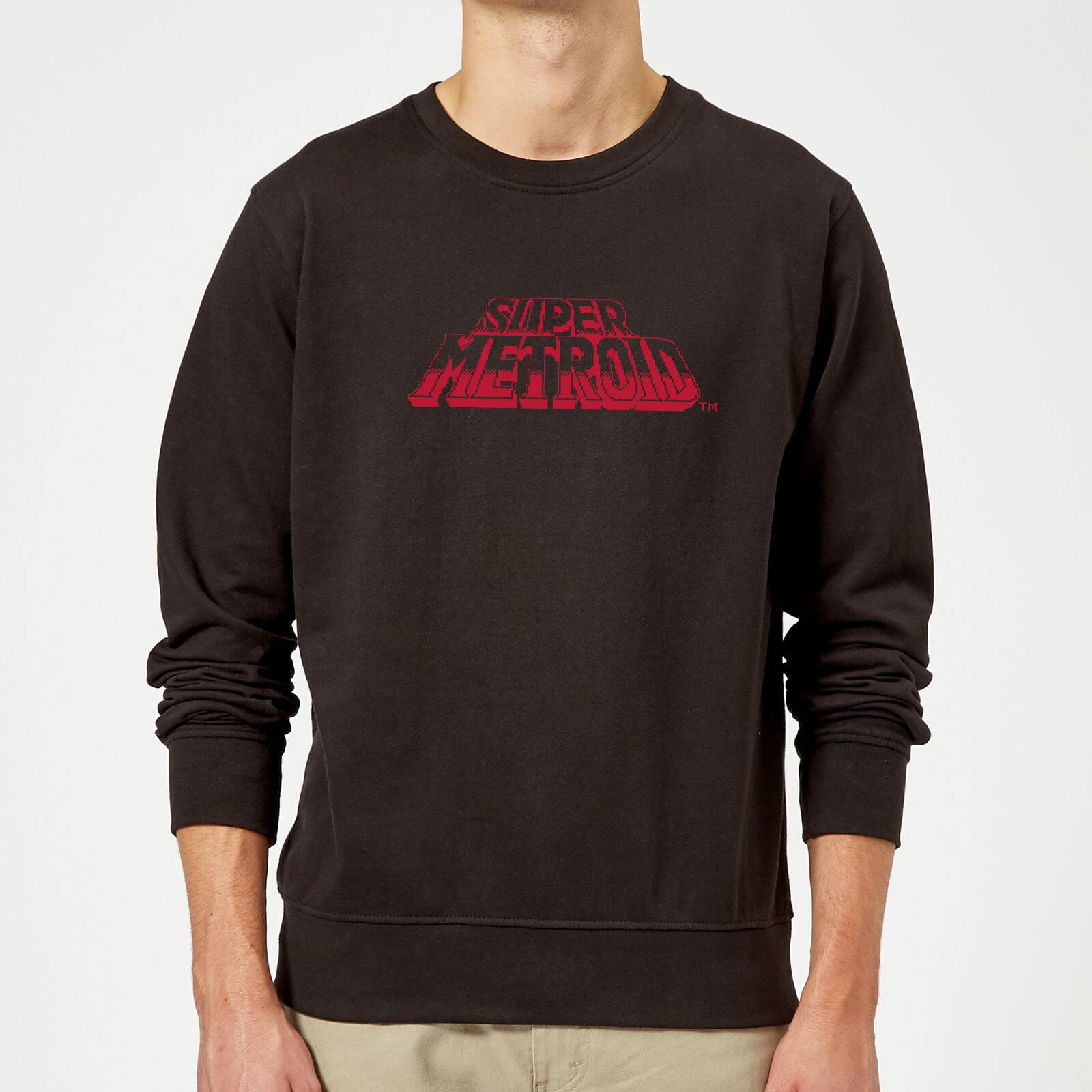 

Sweat Homme Super Metroid (Nintendo) Logo Rétro - Noir - S