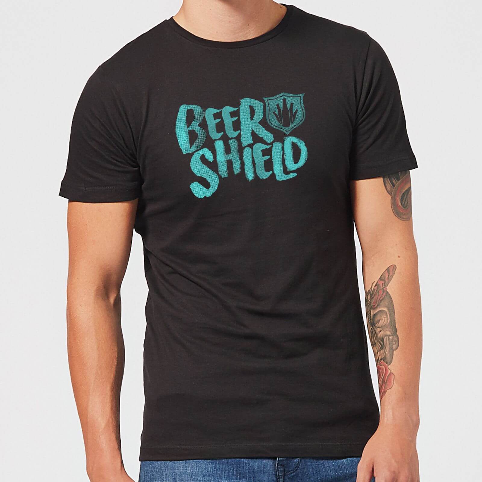 BeerShield Logo T-Shirt - Black - XL - Black